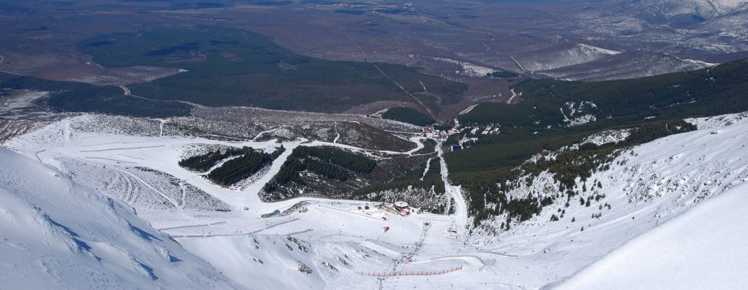 La Pinilla estación de esqui en riaza provincia de Segovia