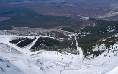 La Pinilla estación de esqui en riaza provincia de Segovia