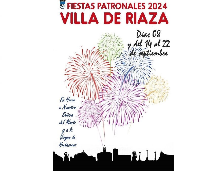 Cartel Fiestas Riaza 2024